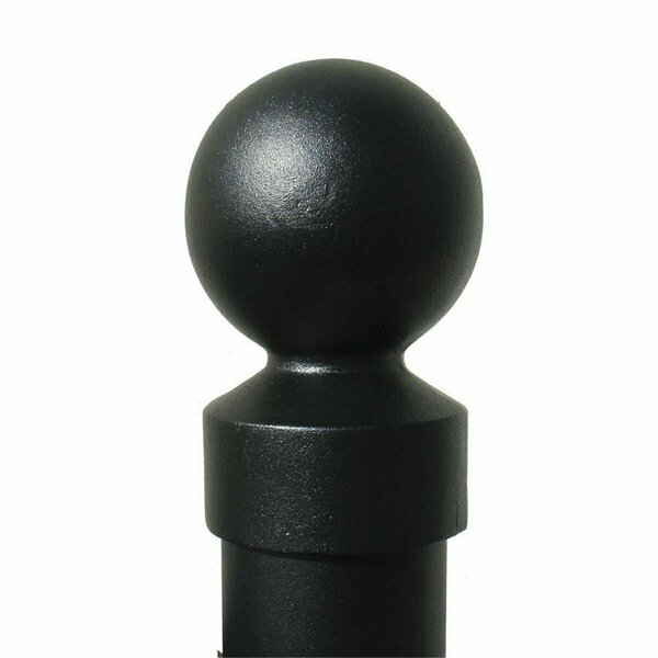 Lewiston No. 4 Fits 3 in. OD Pole Ball Finial BALL-FNL4